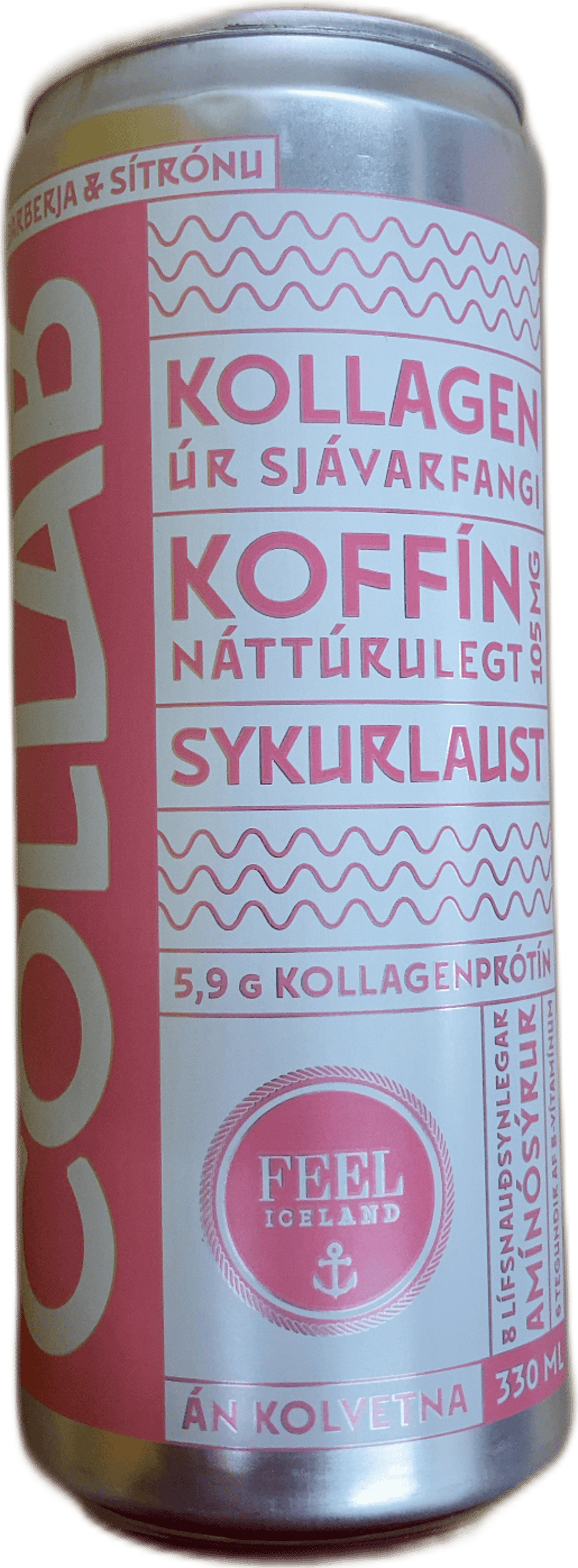 Collab Jarðarberja & Sítrónu 330 ml