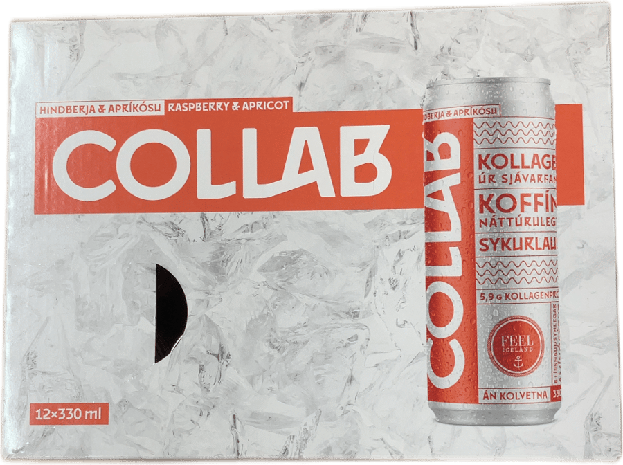 Collab Hindberja & Apríkósu 12 x 330 ml