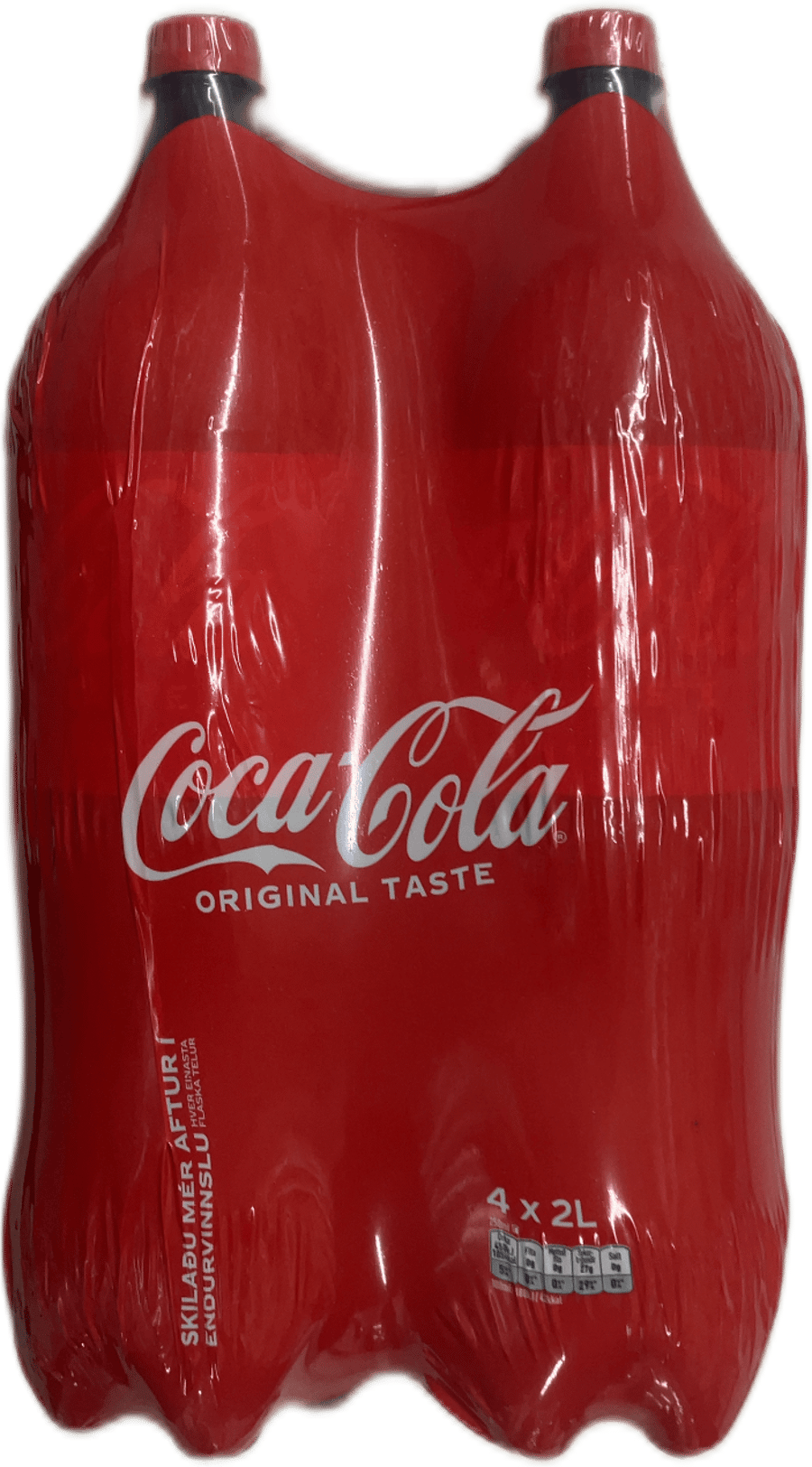 Coca-Cola Upprunalegt bragð 4 x 2 l