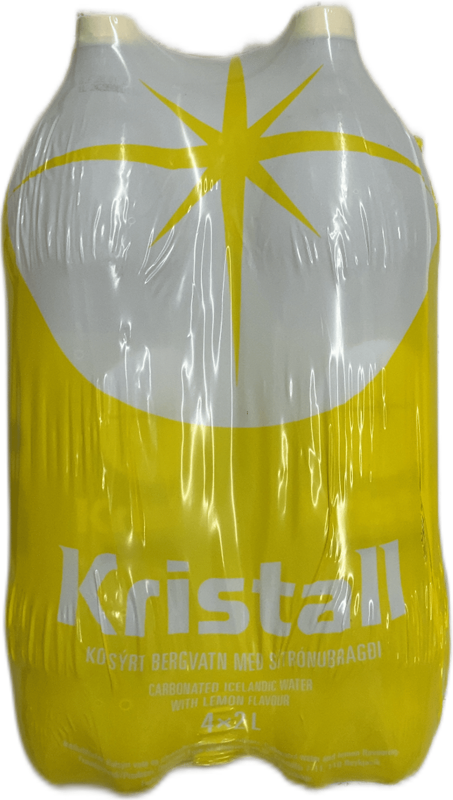 Kristall Kolsýrt bergvatn með sítrónubragði 2000 ml