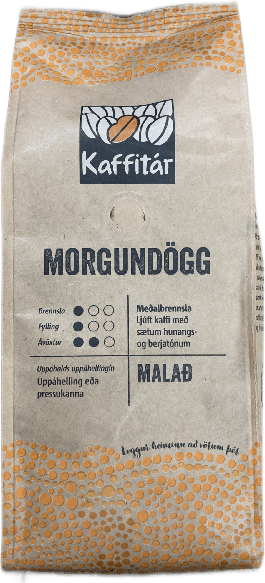 Kaffitár Morgundögg Malað 400 g