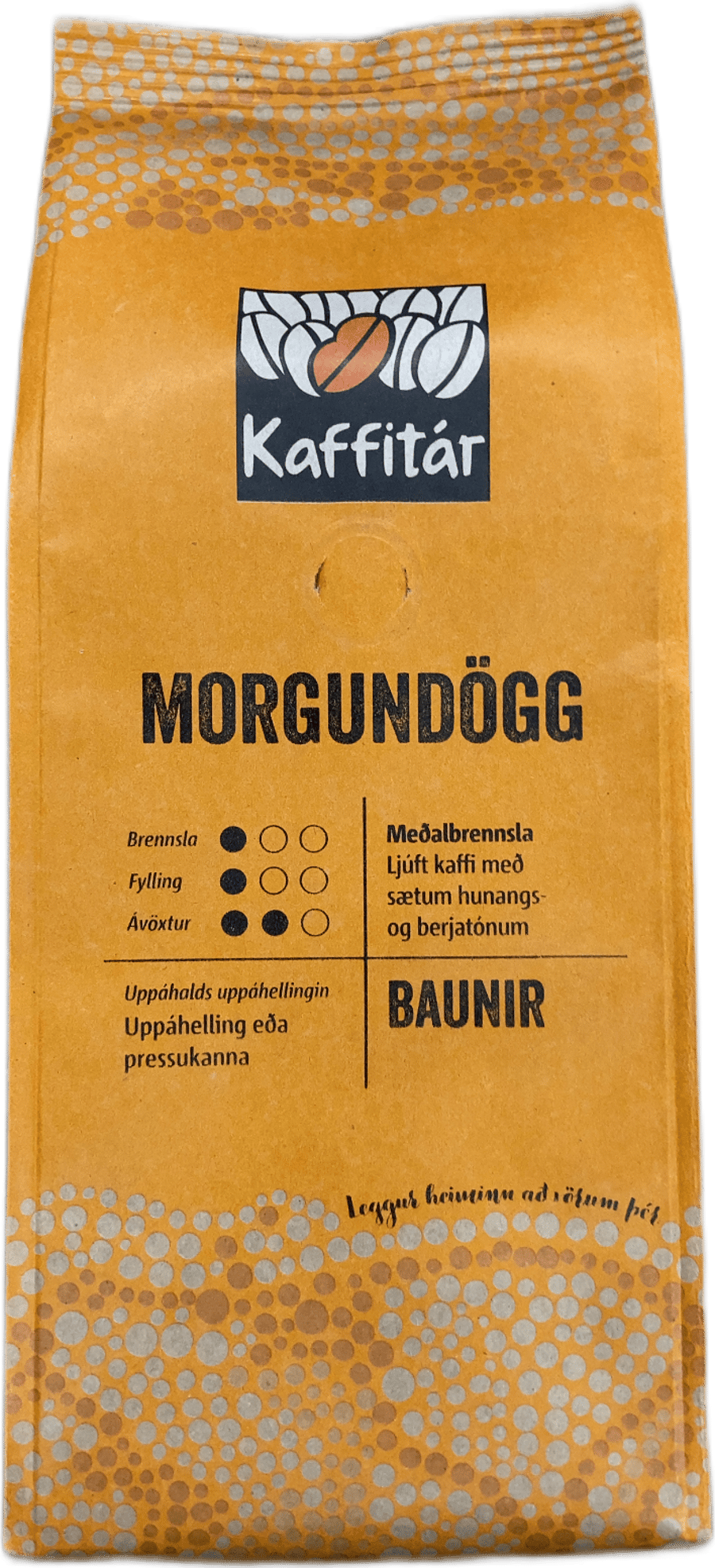 Kaffitár Morgundögg Kaffibaunir 400 g