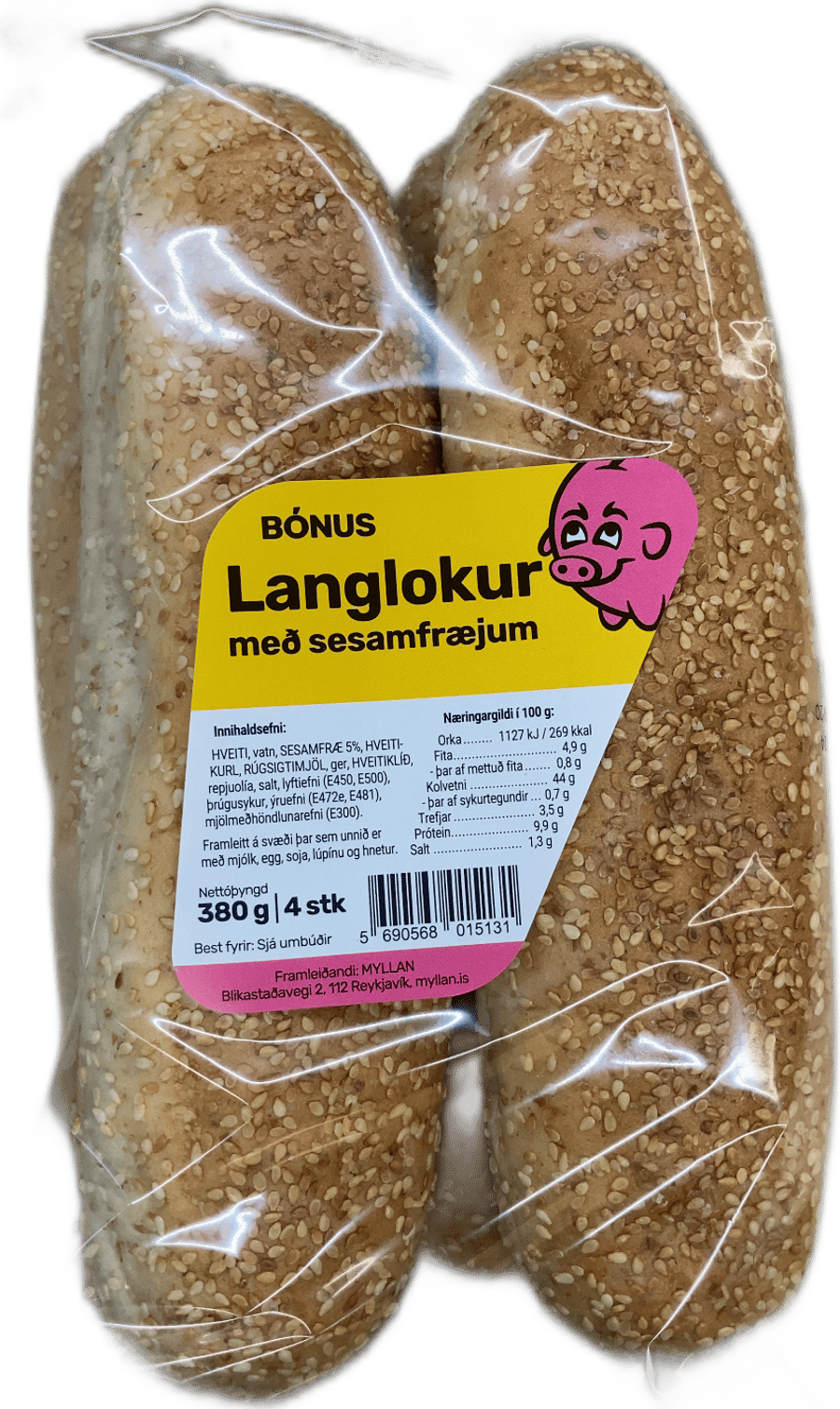 Bónus Langlokur með sesamfræjum 380 g