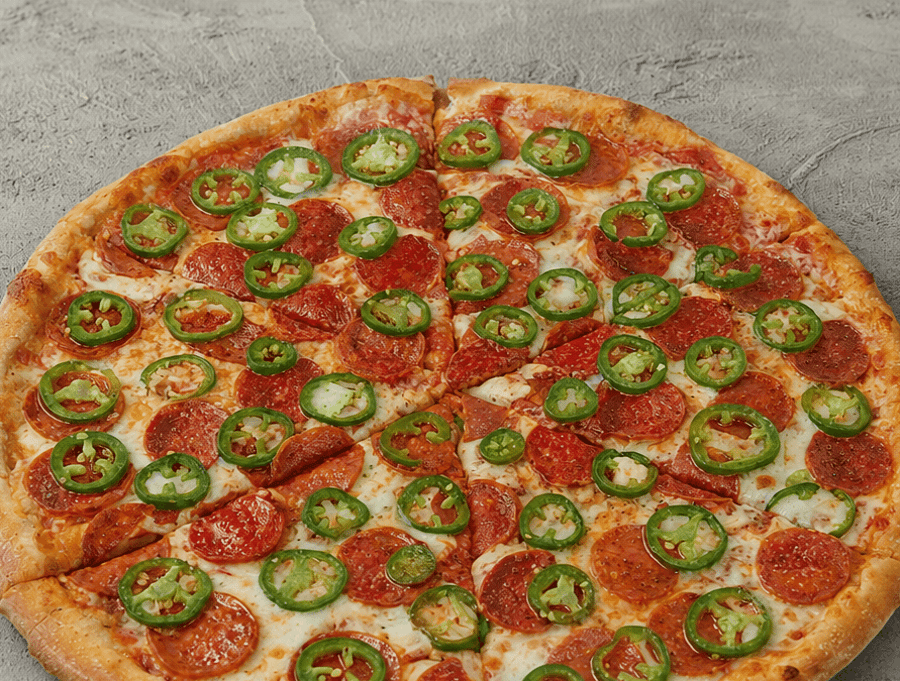 17" New York Pepperoni & Jalapeno