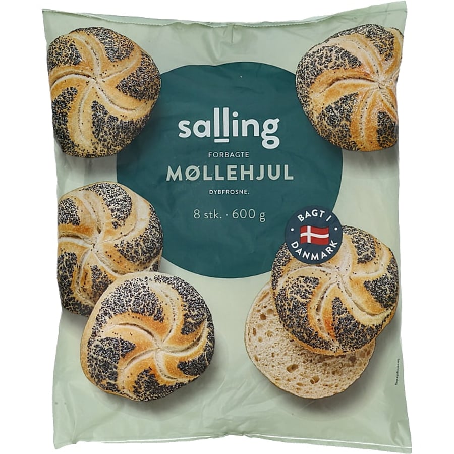 Salling rúnstykki með valmúafræjum 600 g