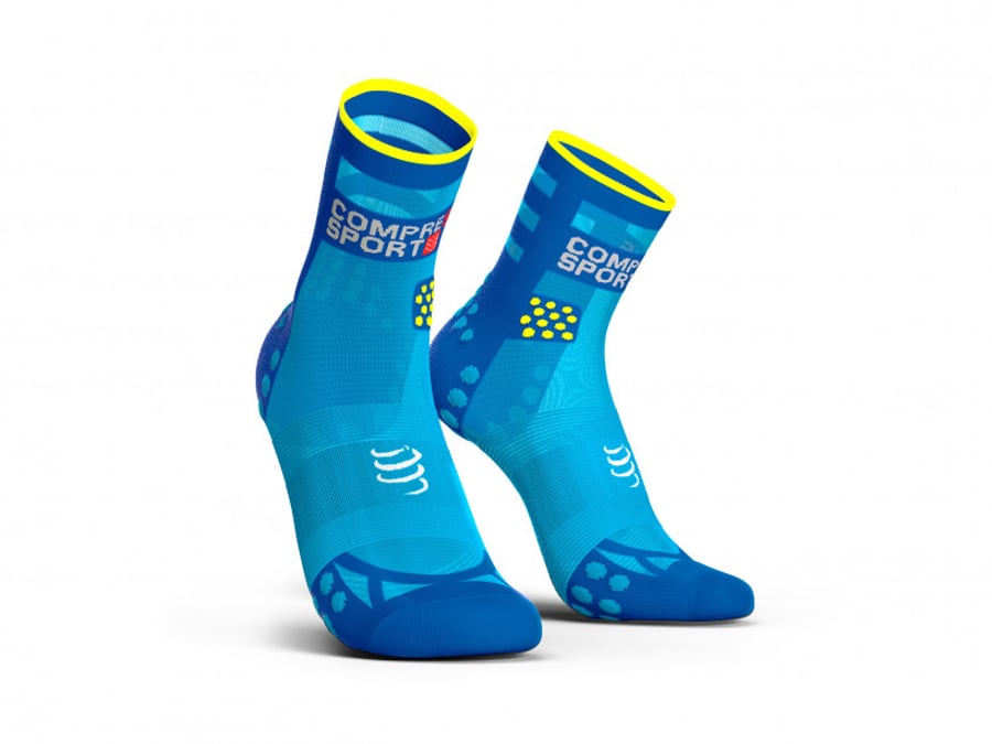 CompresSport Ultra Light Run Hi Fluo Blu