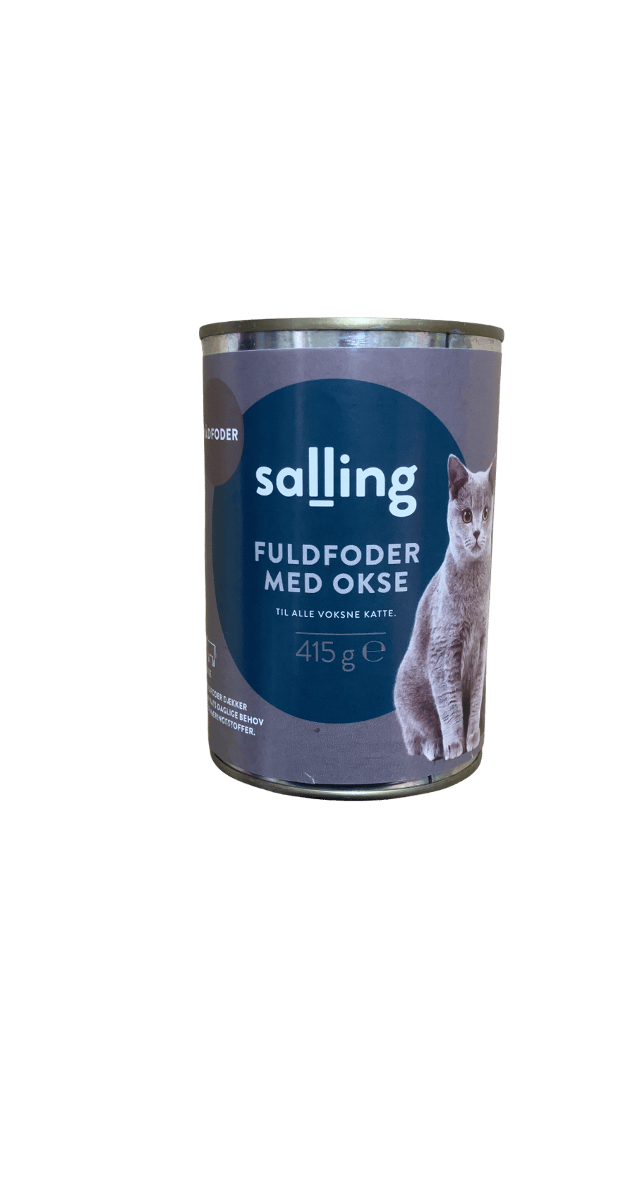 Salling heilfóður með nautakjöti fyrir fullorðna ketti 415 g|Salling complete food with beef for adult cats 415 g