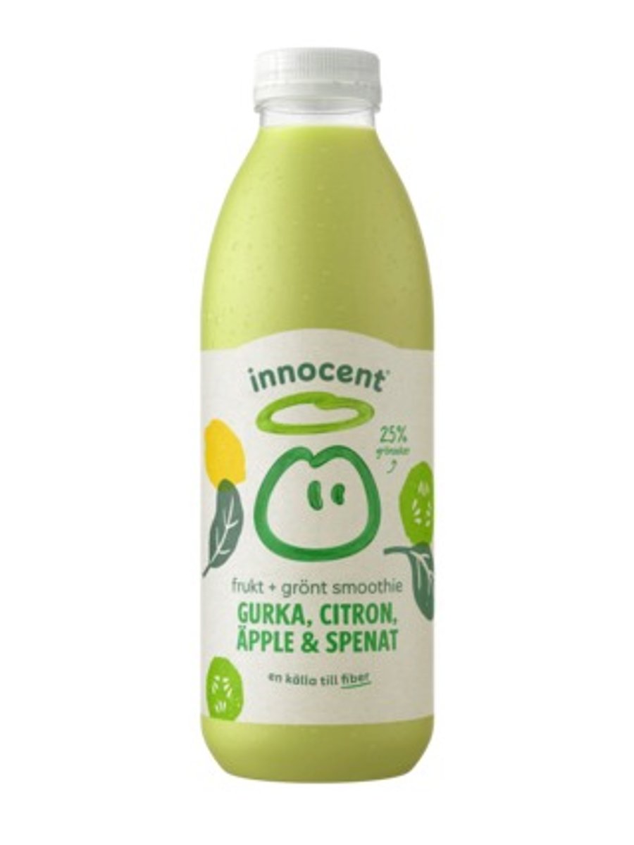 Innocent safi með gúrku, epli og sítrónu 250 ml