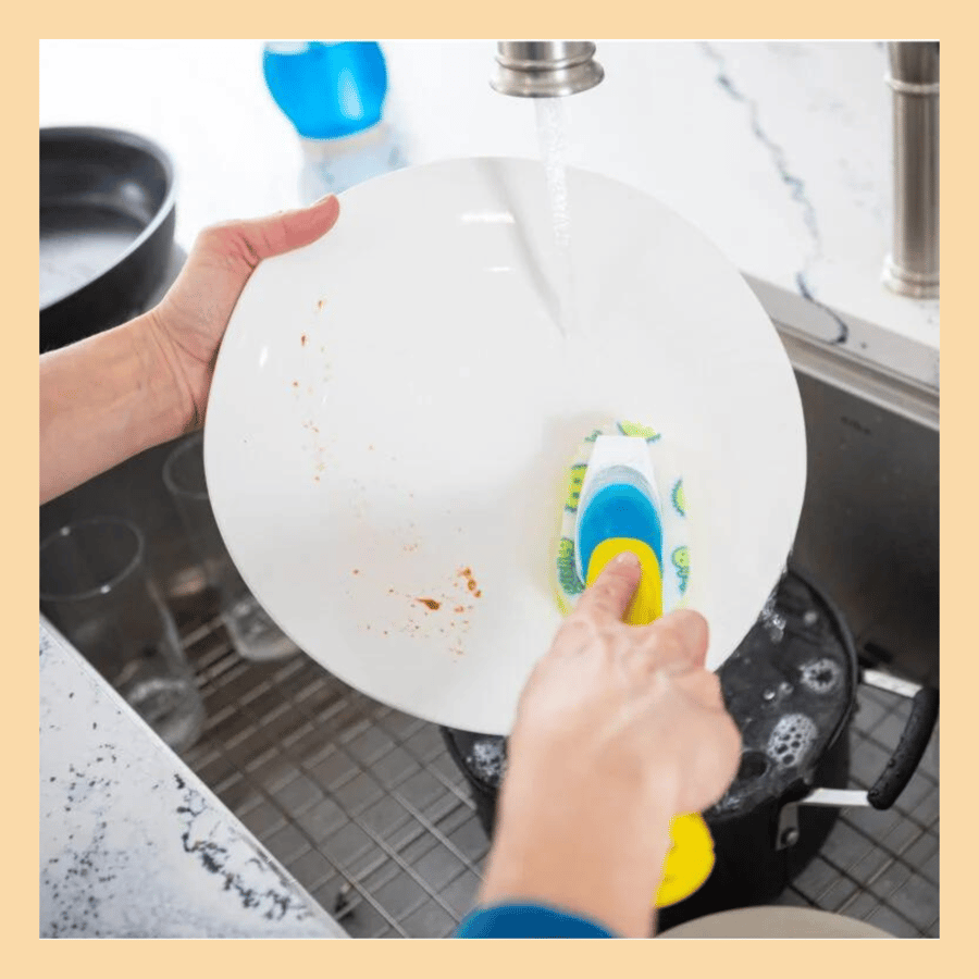 Dish Daddy – Þvottabursti - Gulur