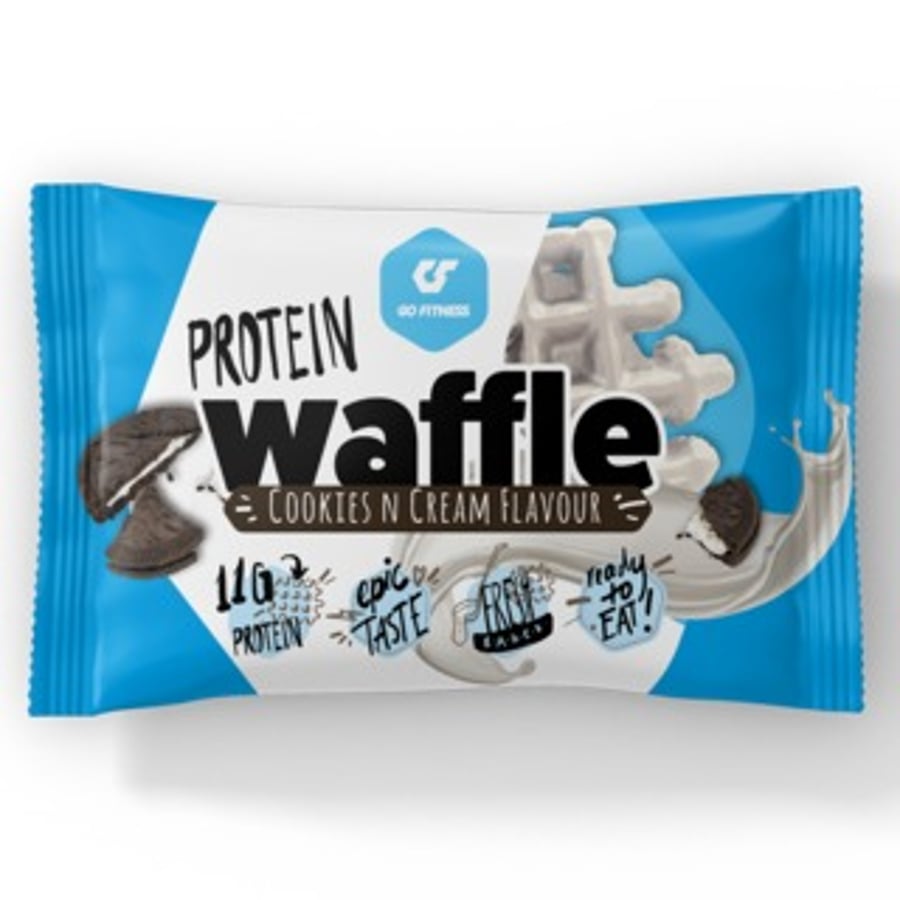 Go Fitness próteinvaffla Cookies & Cream 50 g