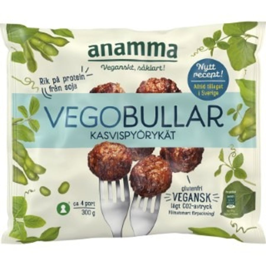 Anamma vegan bollur 300 g