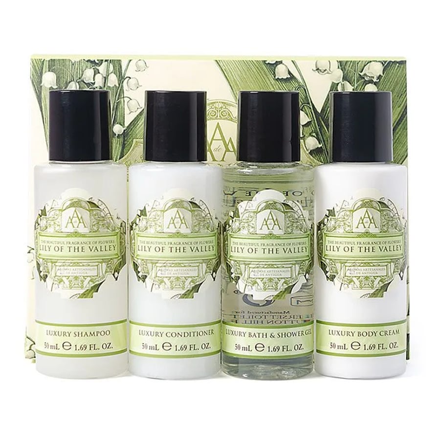 Aromas Artesanales de Antigua Floral Lily of the Valley Ferðasett
