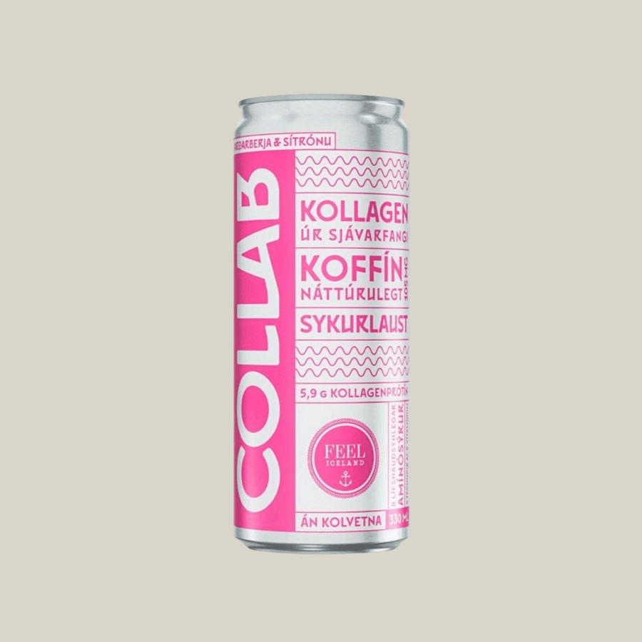 Collab bleikur ~ jarðaberja og sítrónu
