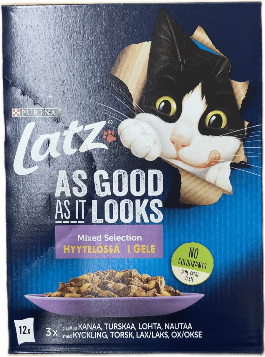 Latz kattarmatur mixed 12x85 g