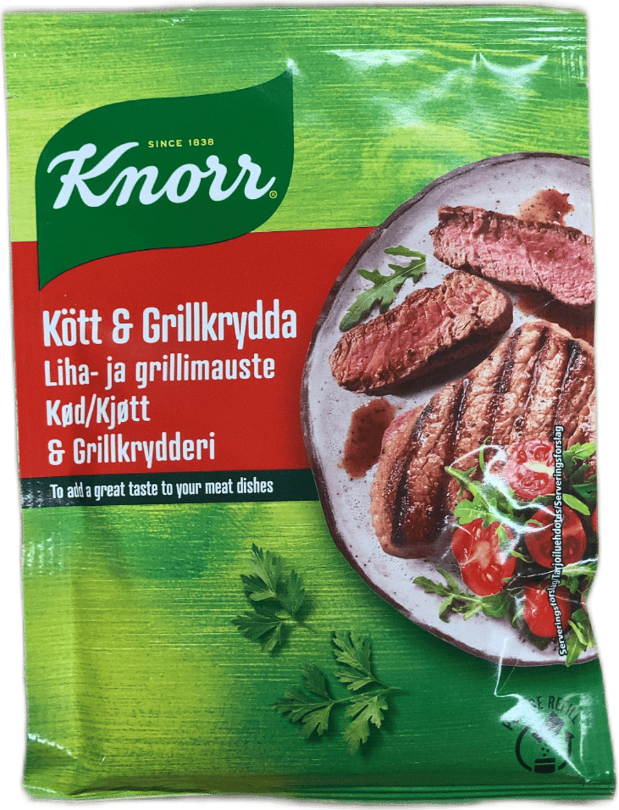Knorr kjöt- og grillkrydd áfylling 88 g
