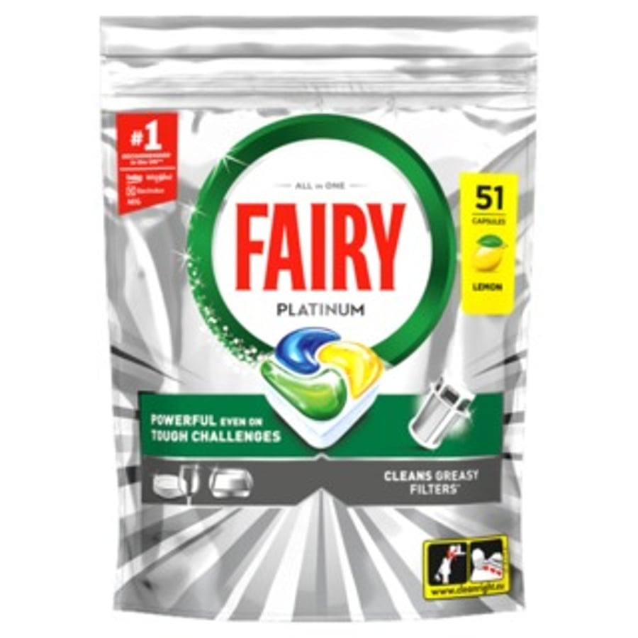 Fairy uppþvottavélatöflur lemon 51 stk.