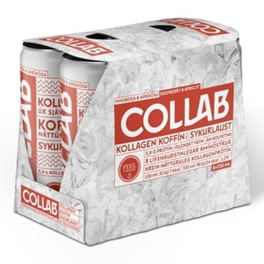 Collab Hindberja & Apríkósu 6 x 330 ml