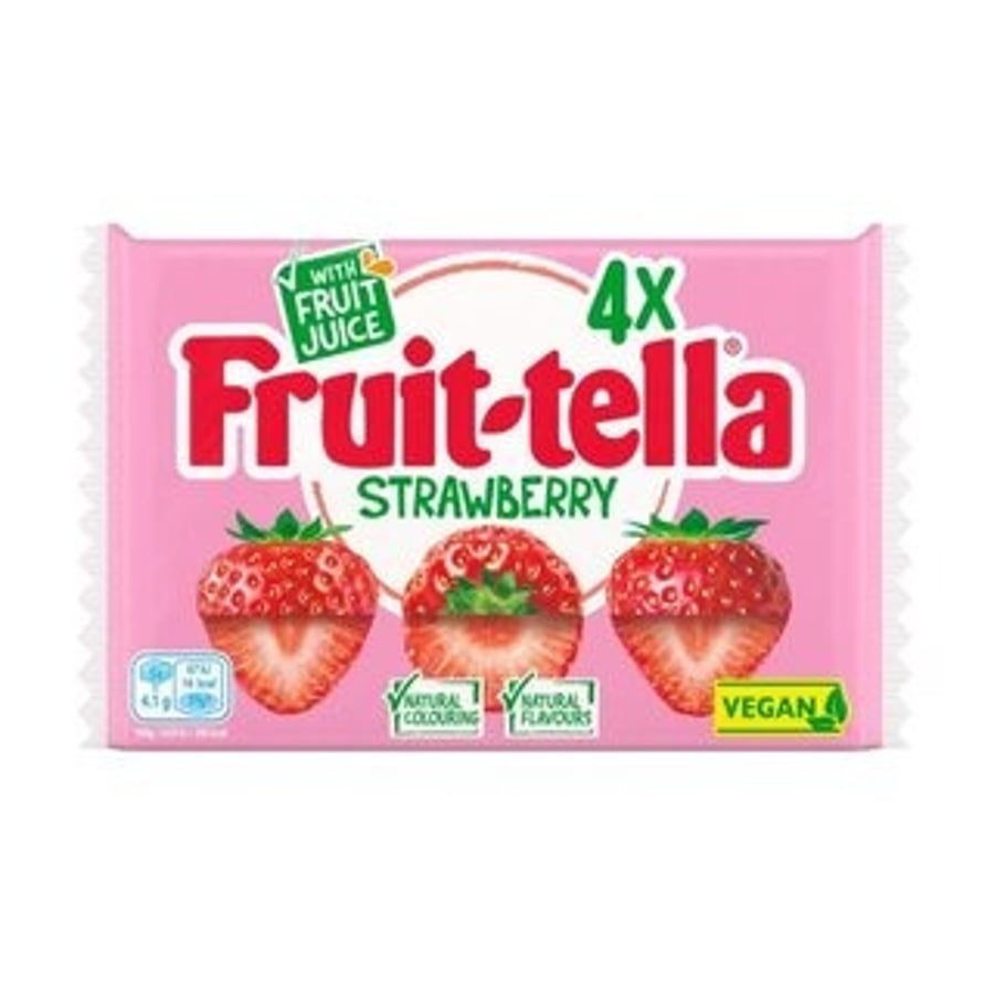Fruittella jarðarberja sælgæti 4 pk