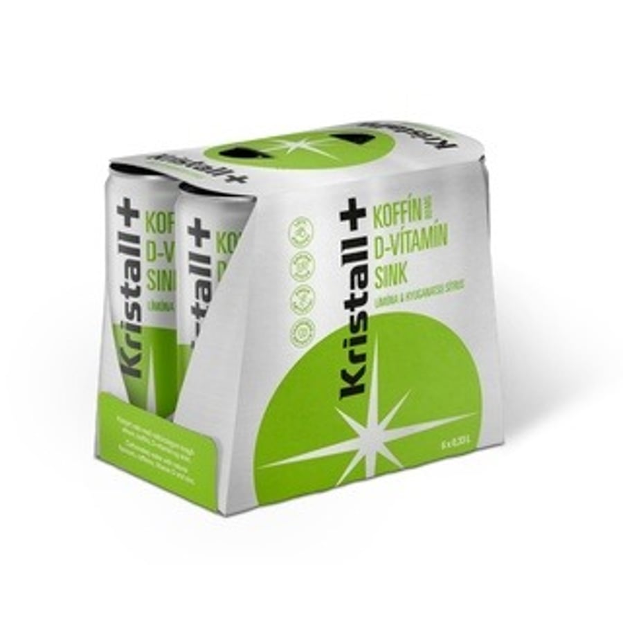 Kristall+ límóna & hyuganatsu 6 x 330 ml