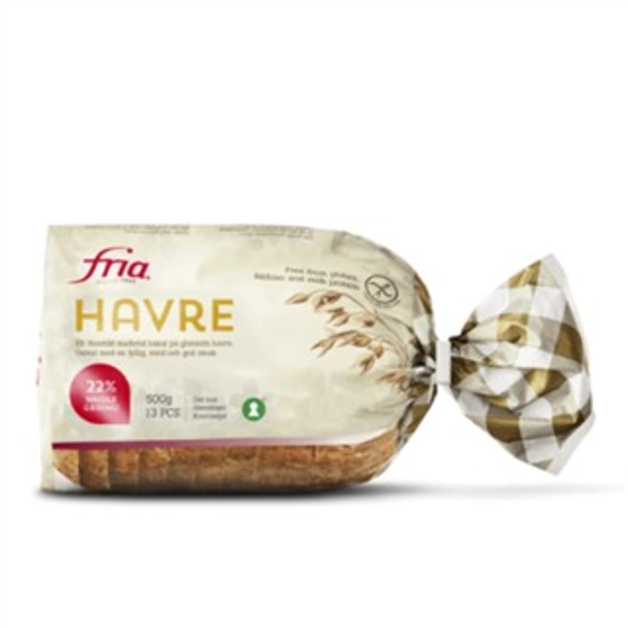 Fria glútenlaust hafrabrauð 500 g