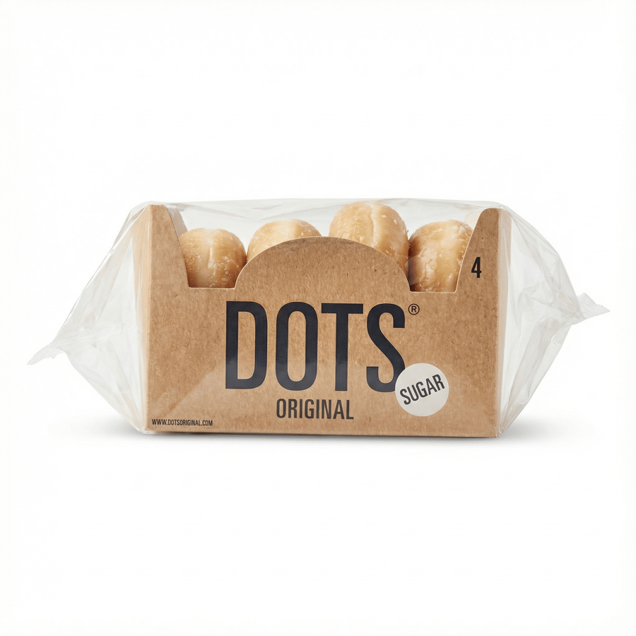 Dots donut 4 stk glaced