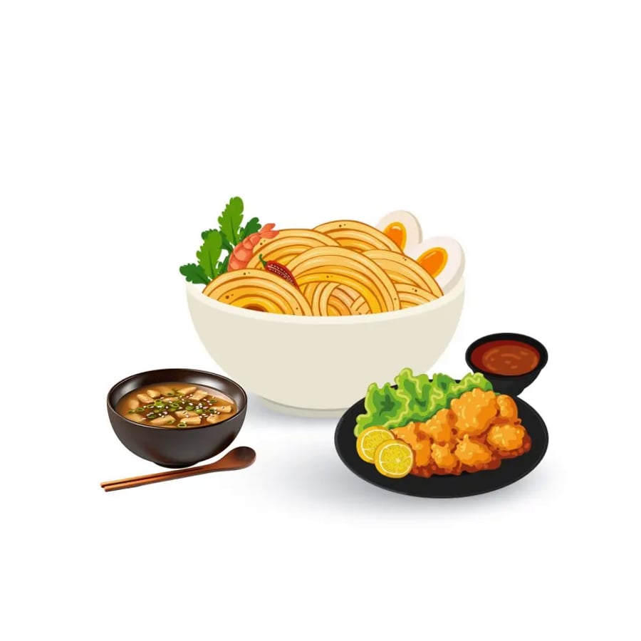 Heitt Bento Hádegistilboð