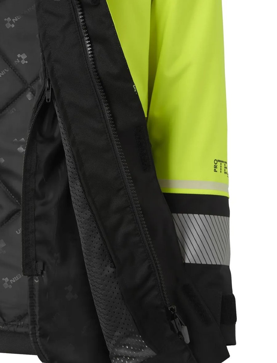 Univern Protec 2in1  heilsársparka, HiViz gul