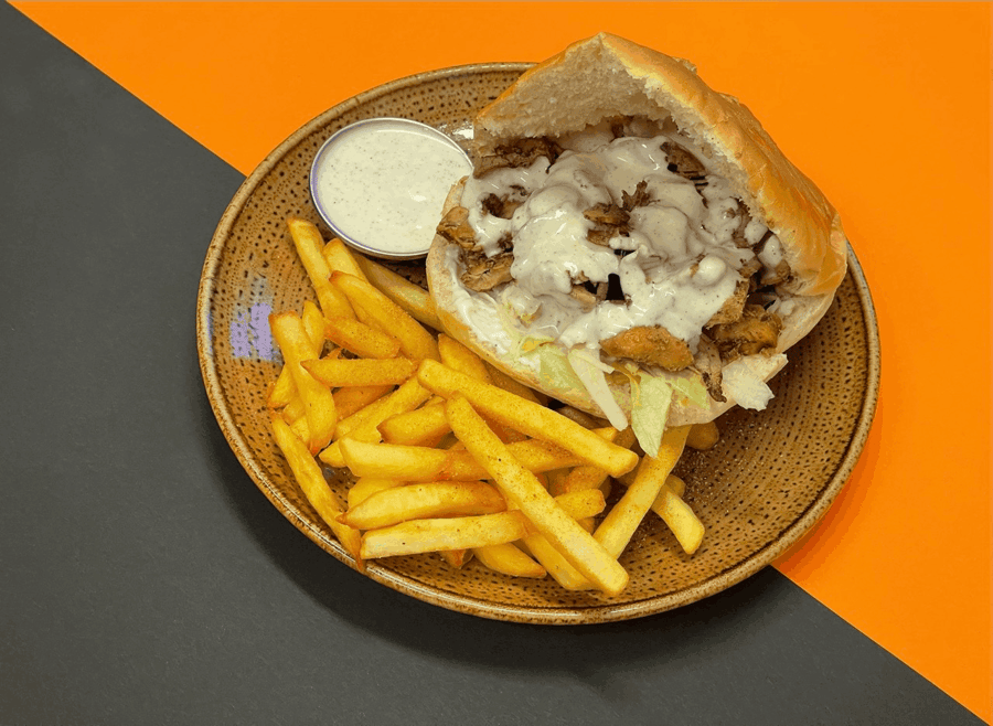 30. Blandaður döner