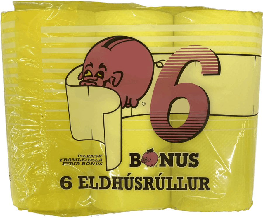 Bónus eldhúsrúllur 6x60 blöð