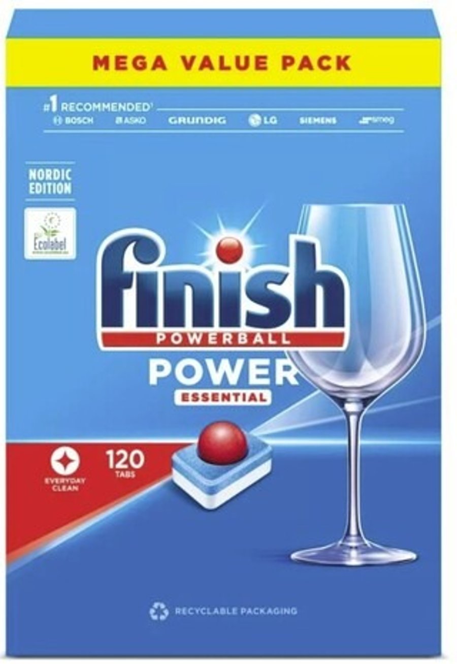 Finish uppþvottavélatöflur 120 stk