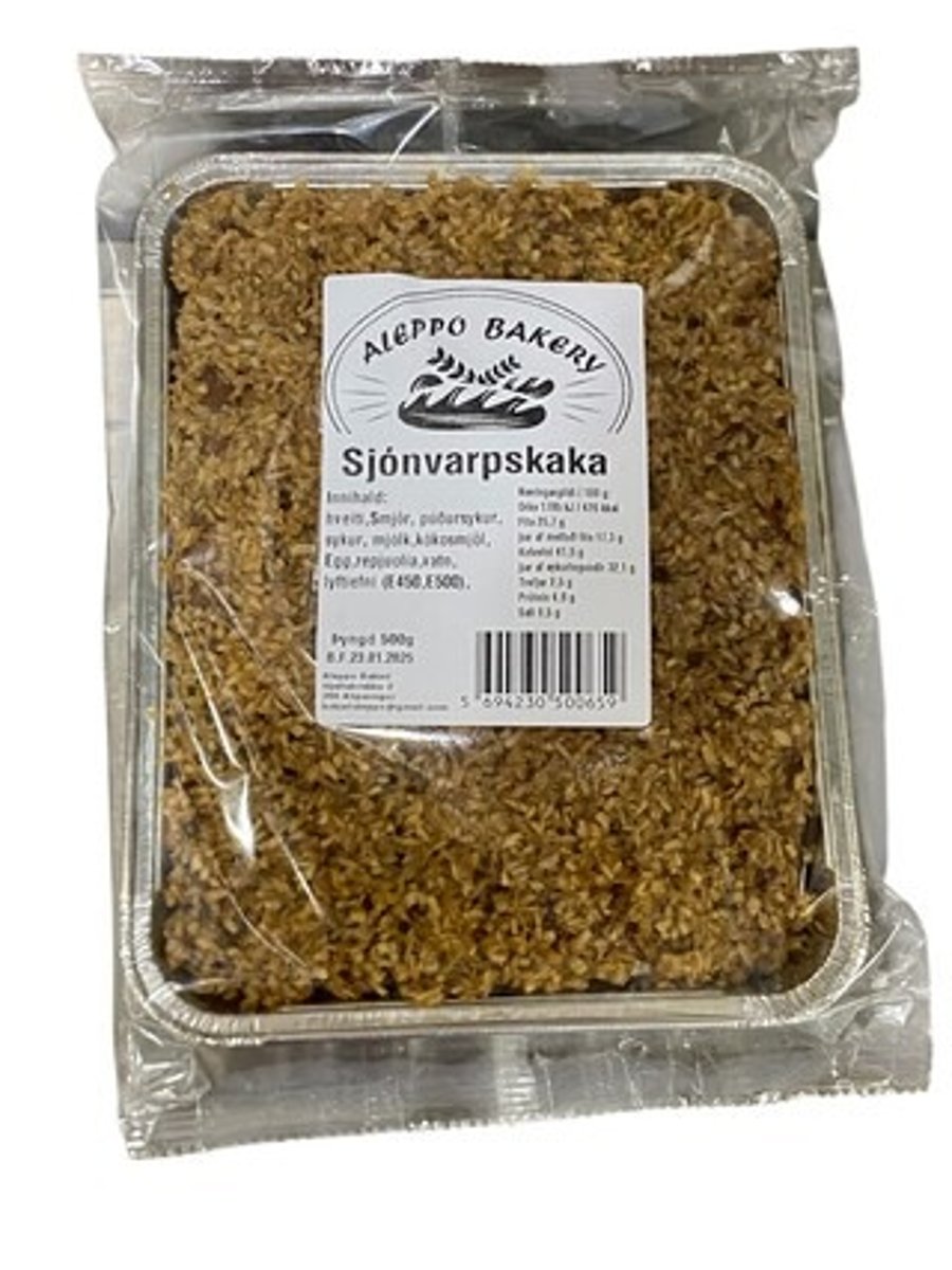 Aleppo Bakarí sjónvarpskaka 500 g