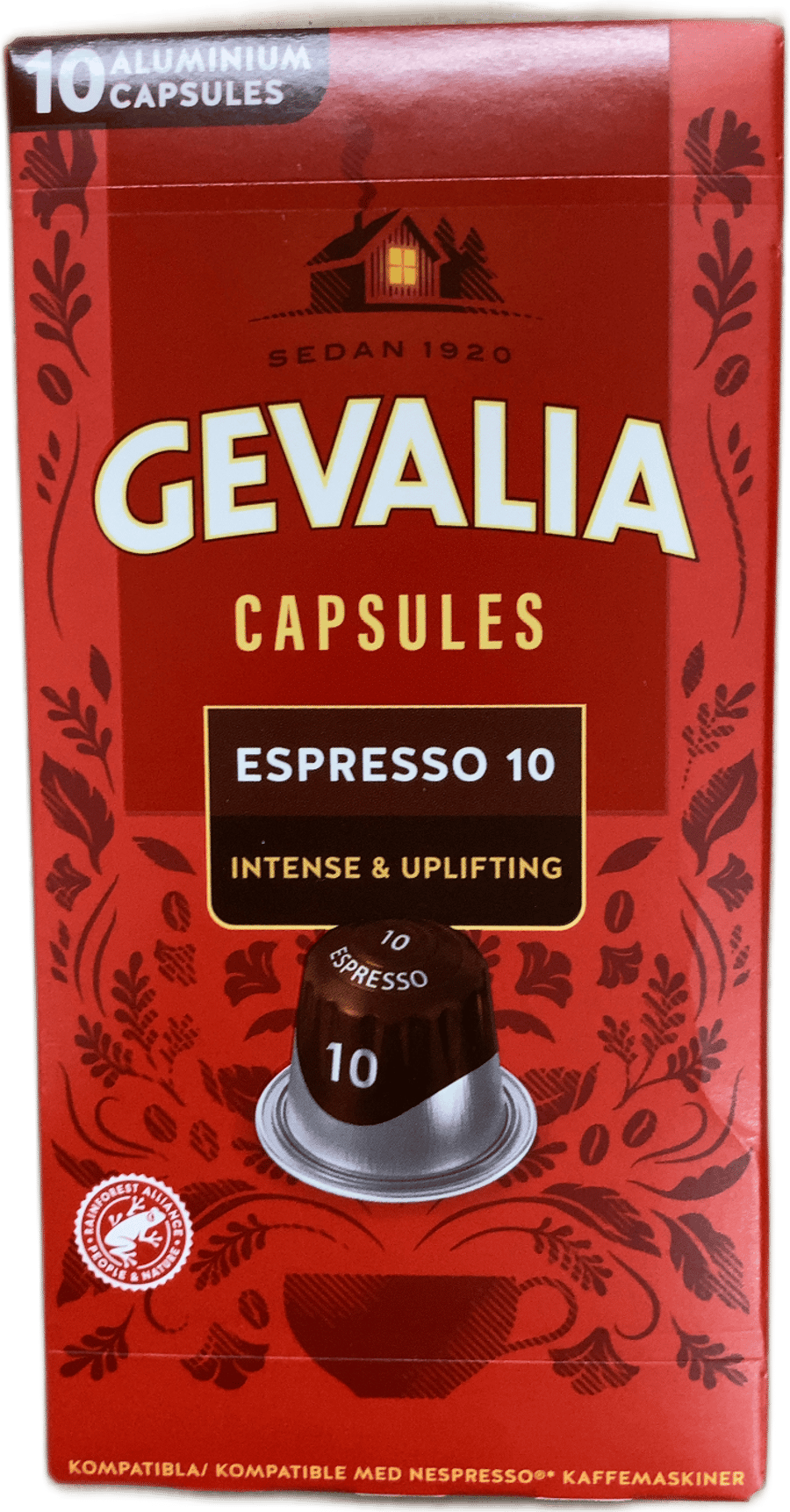 Gevalia Espresso 10 kaffihylki 52 g