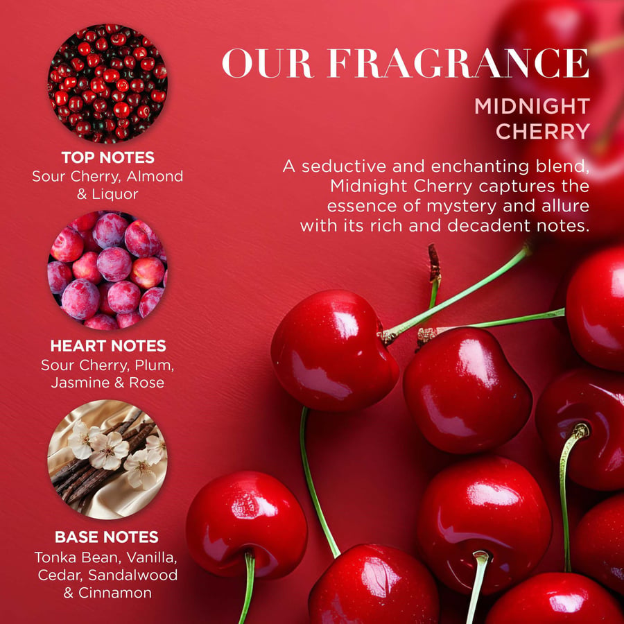 Baylis & Harding Midnight Cherry Freyðibað í gjafaumbúðum 250 ml
