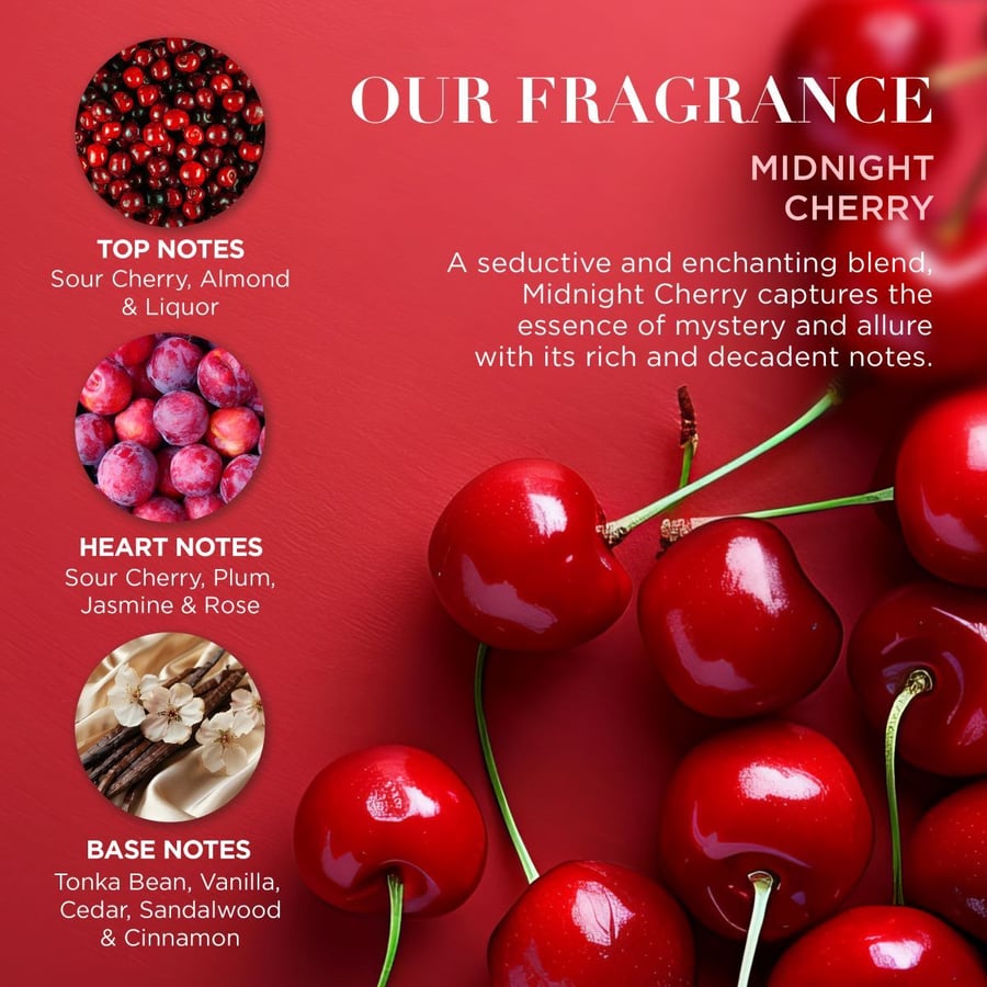 Baylis & Harding Midnight Cherry Luxury gjafasett
