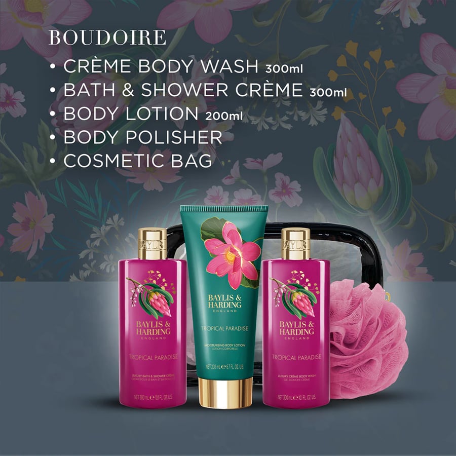 Baylis & Harding Boudoire Snyrtivörugeymsla og baðvöru gjafasett