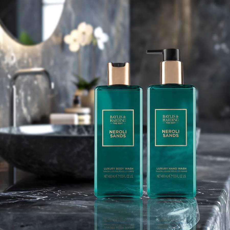 Baylis & Harding The Edit Neroli Sands Bað og Sturtusápa 400 ml