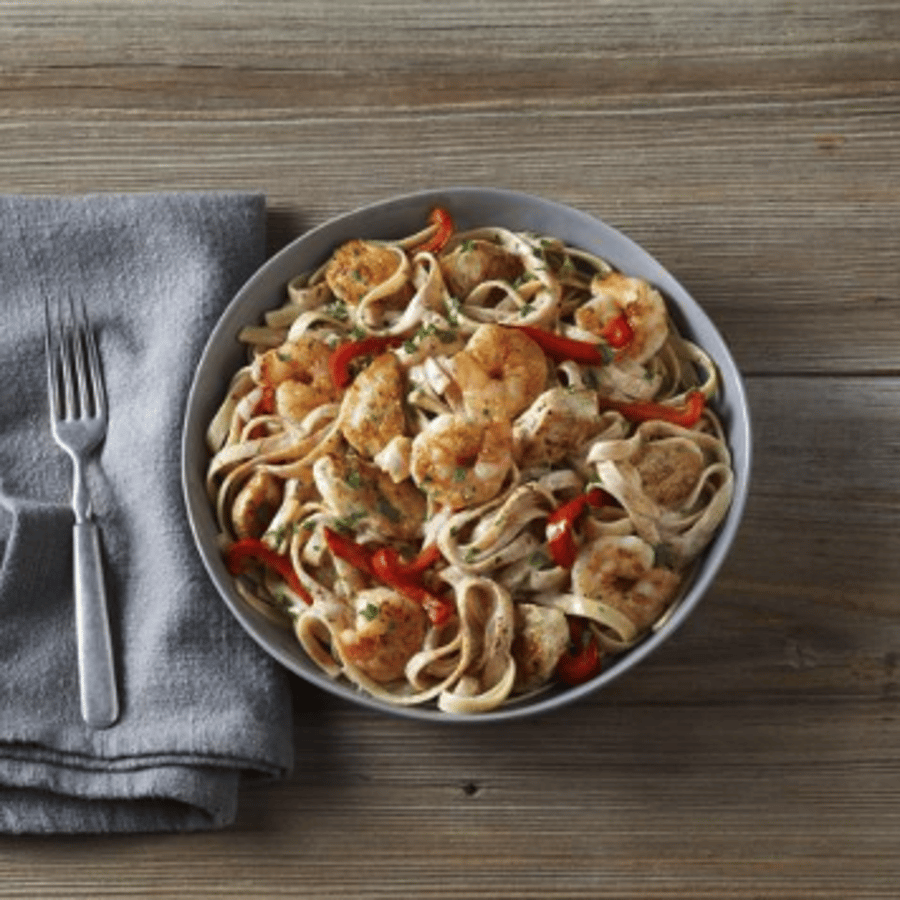 Cajun Shrimp & Chicken Pasta