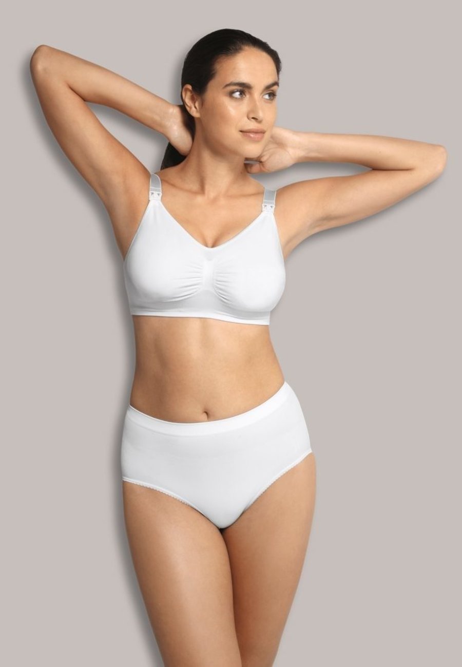 Carriwell Seamless Padded Bra White