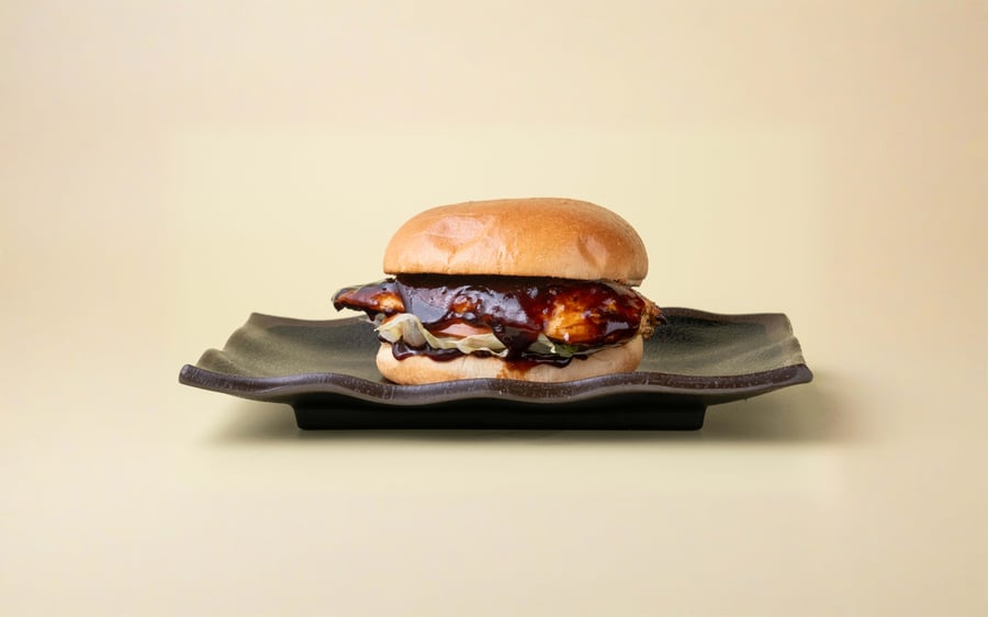 BBQ kjúklingaborgari