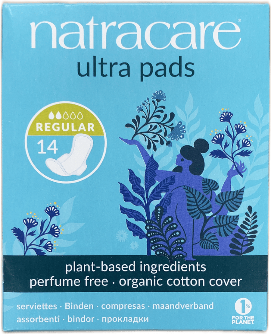 Natracare Ultra dömubindi Regular 14 stk