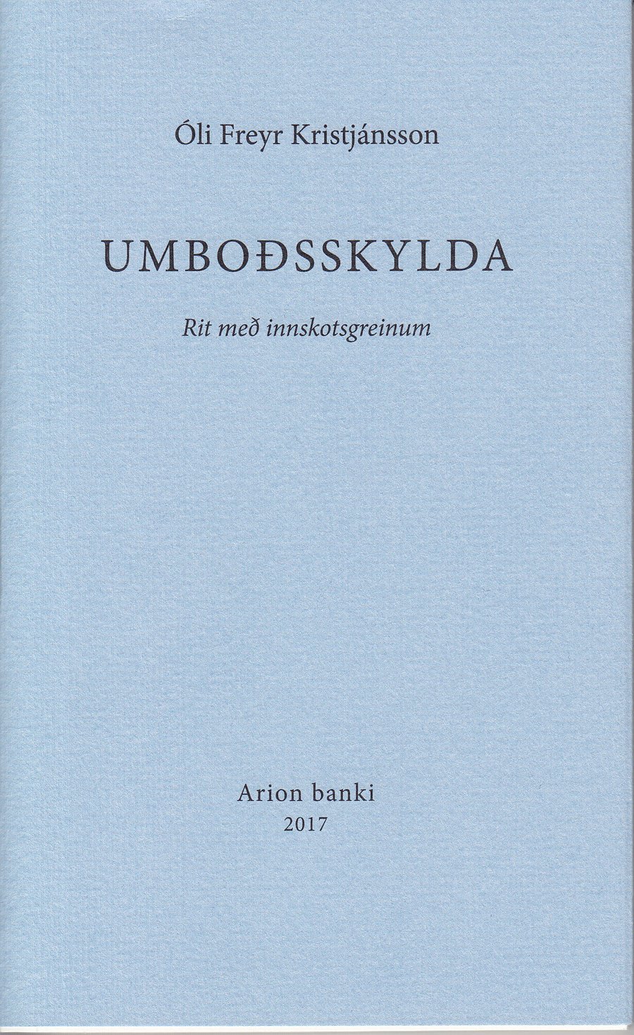 Umboðsskylda