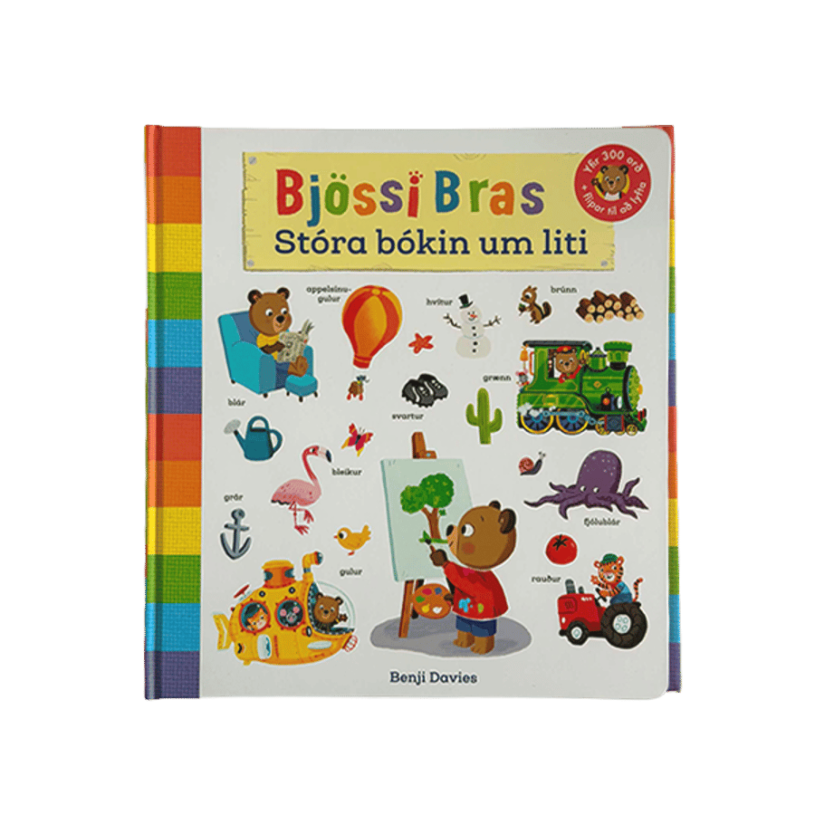 Bjössi Bras: Stóra bókin um liti