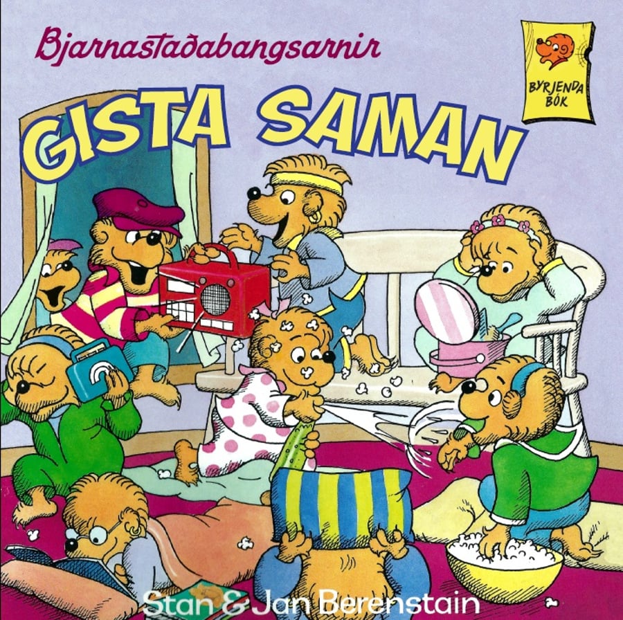 Bjarnastaðabangsarnir gista saman