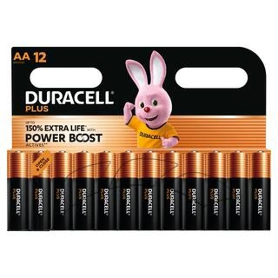 Duracell Plus Power Boost AA rafhlöður 12 stk.
