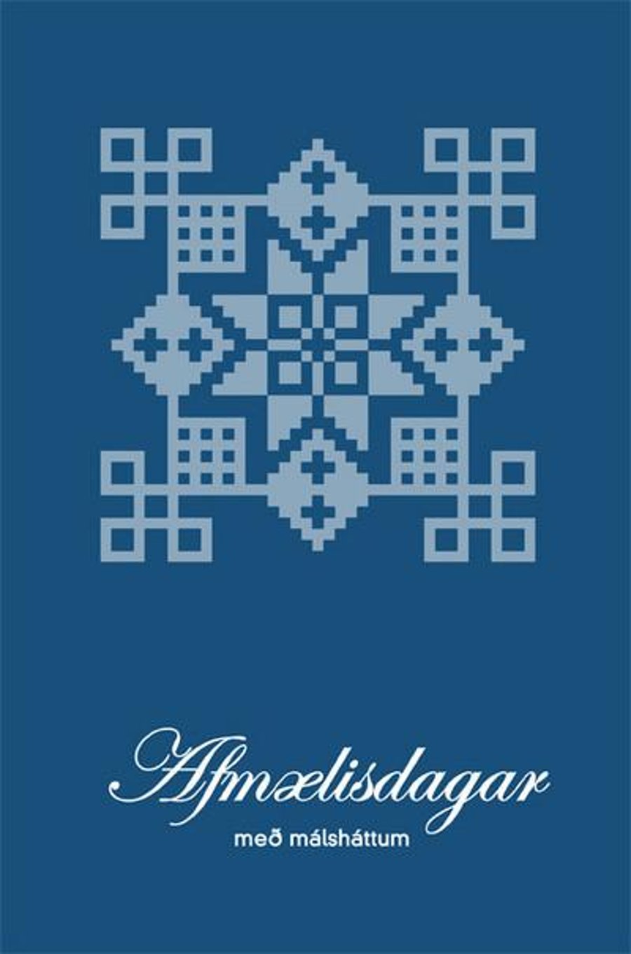 Afmælisdagar með málsháttum - blá kápa