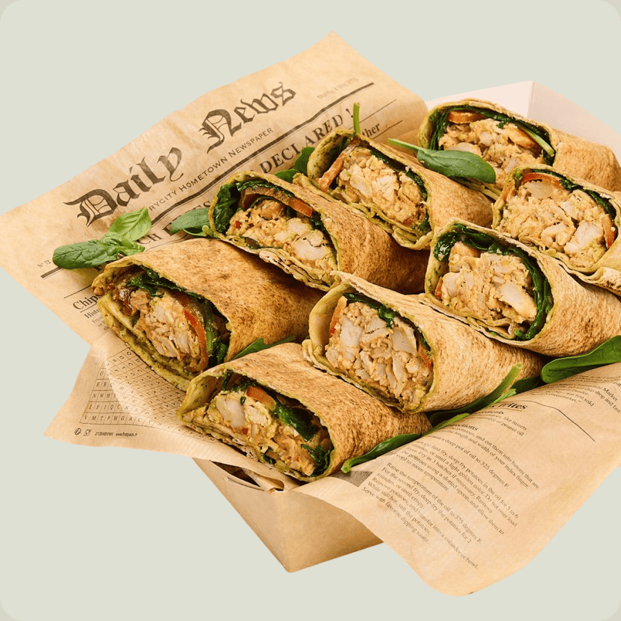 Indian chicken vefjubakki