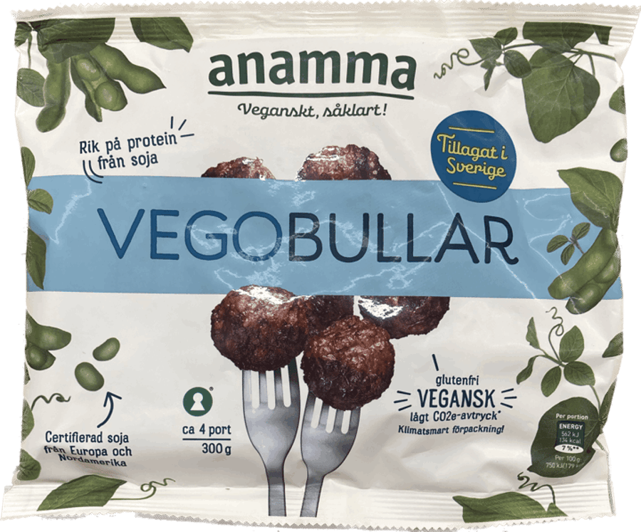 Anamma vegan bollur 300 gr