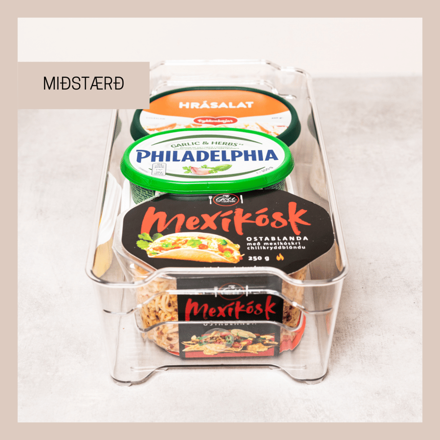 Ísskápabox – 4 stærðir - Lítil