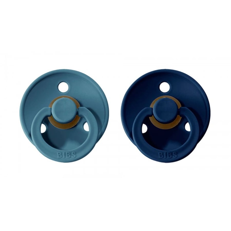 BIBS Colour Deep Space/Petrol Size 2 2pk