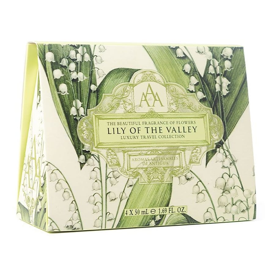 Aromas Artesanales de Antigua Floral Lily of the Valley Ferðasett